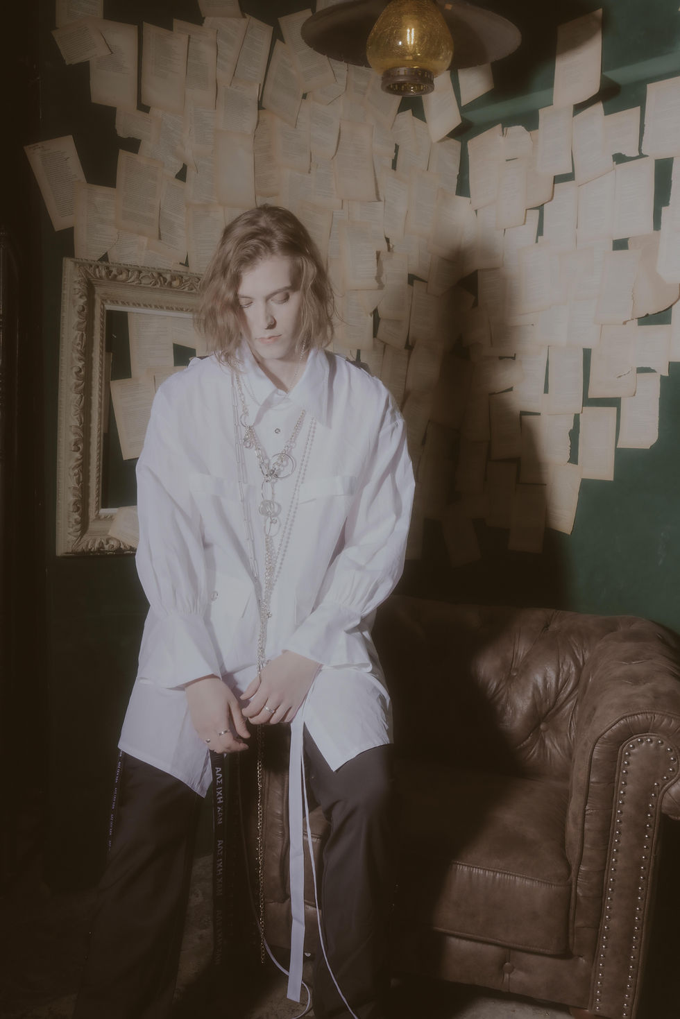 Thumbnail: Ribbon Shirtcoat (white)