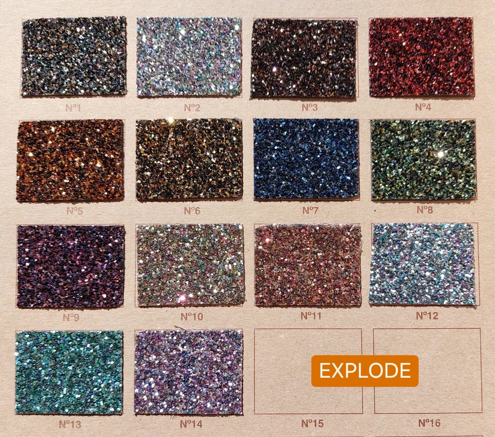 Glitter echo by the meter