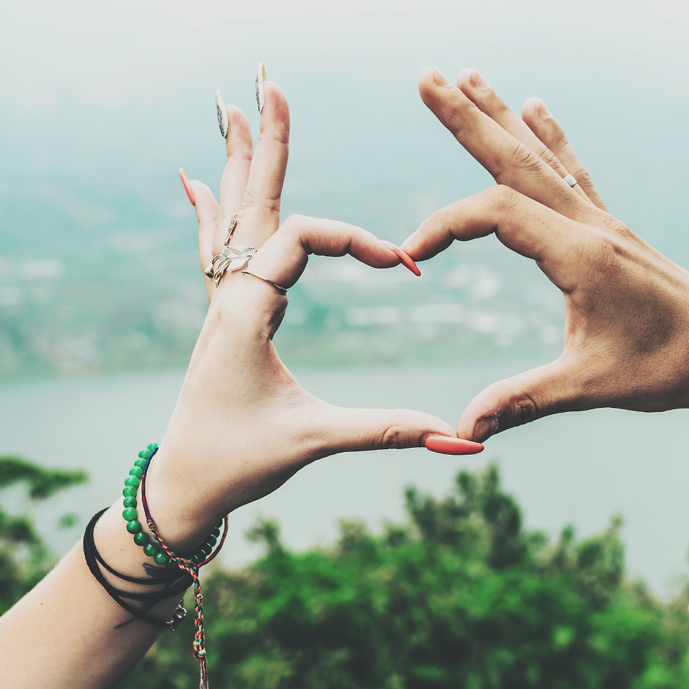 Two Hands Making a Heart