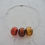 Thumbnail: Joyce Young Design Hollow Glass Bead Necklace