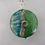 Thumbnail: Joyce Young Design Lentil Glass Bead Necklace Grass Green