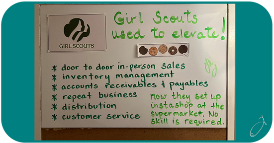 Girl Scouts used to elevate!