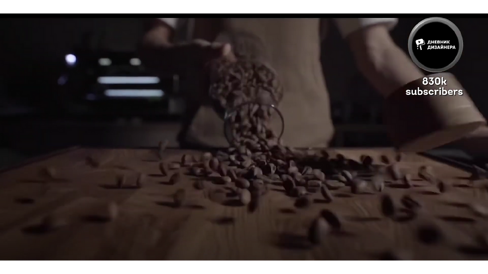 Coffee video ad snapshot that was one of the most successful cases of influencer campaign