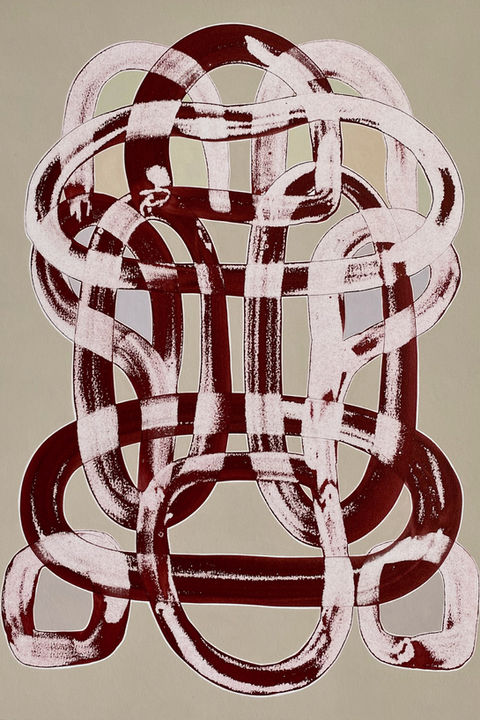 abstract landscape painting