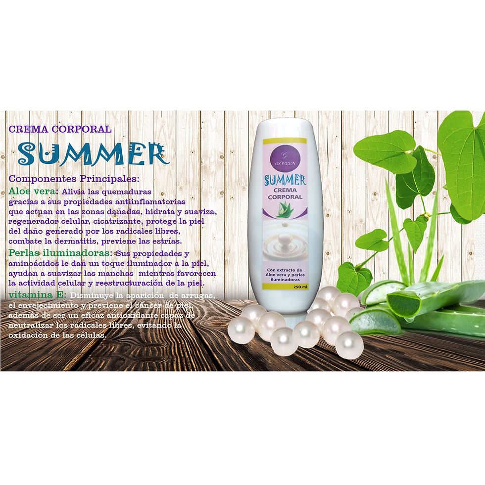 Crema corporal SUMMER