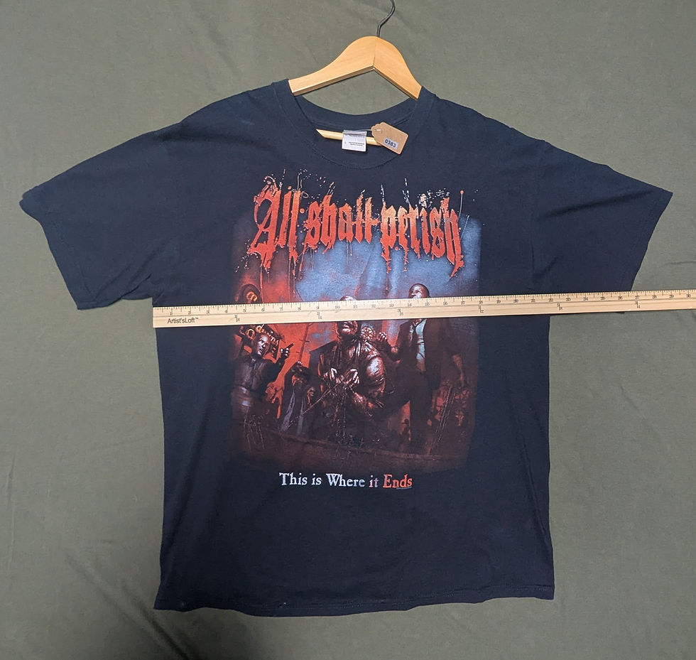 Thumbnail: All Shall Perish "This is Where it Ends" Black Large T-Shirt