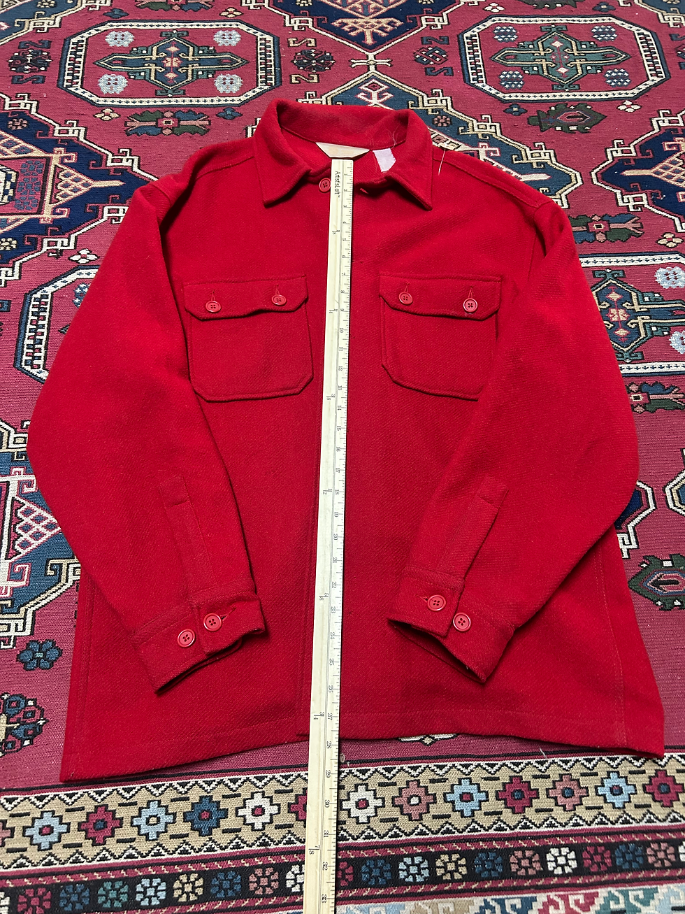 Thumbnail: Red wool Button Up 1950s boyscouts
