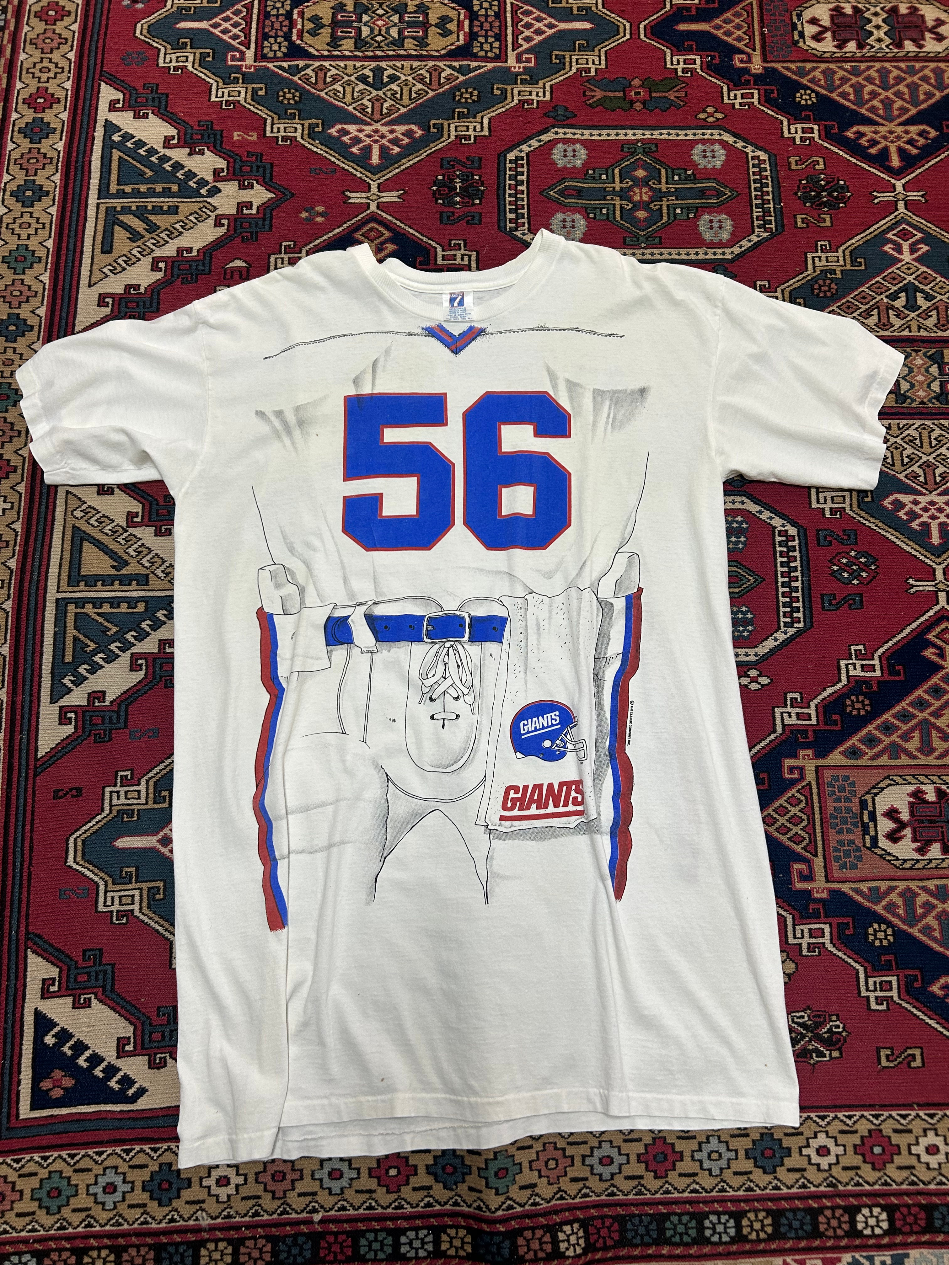 1980s Giants Uniform Short Sleeve White