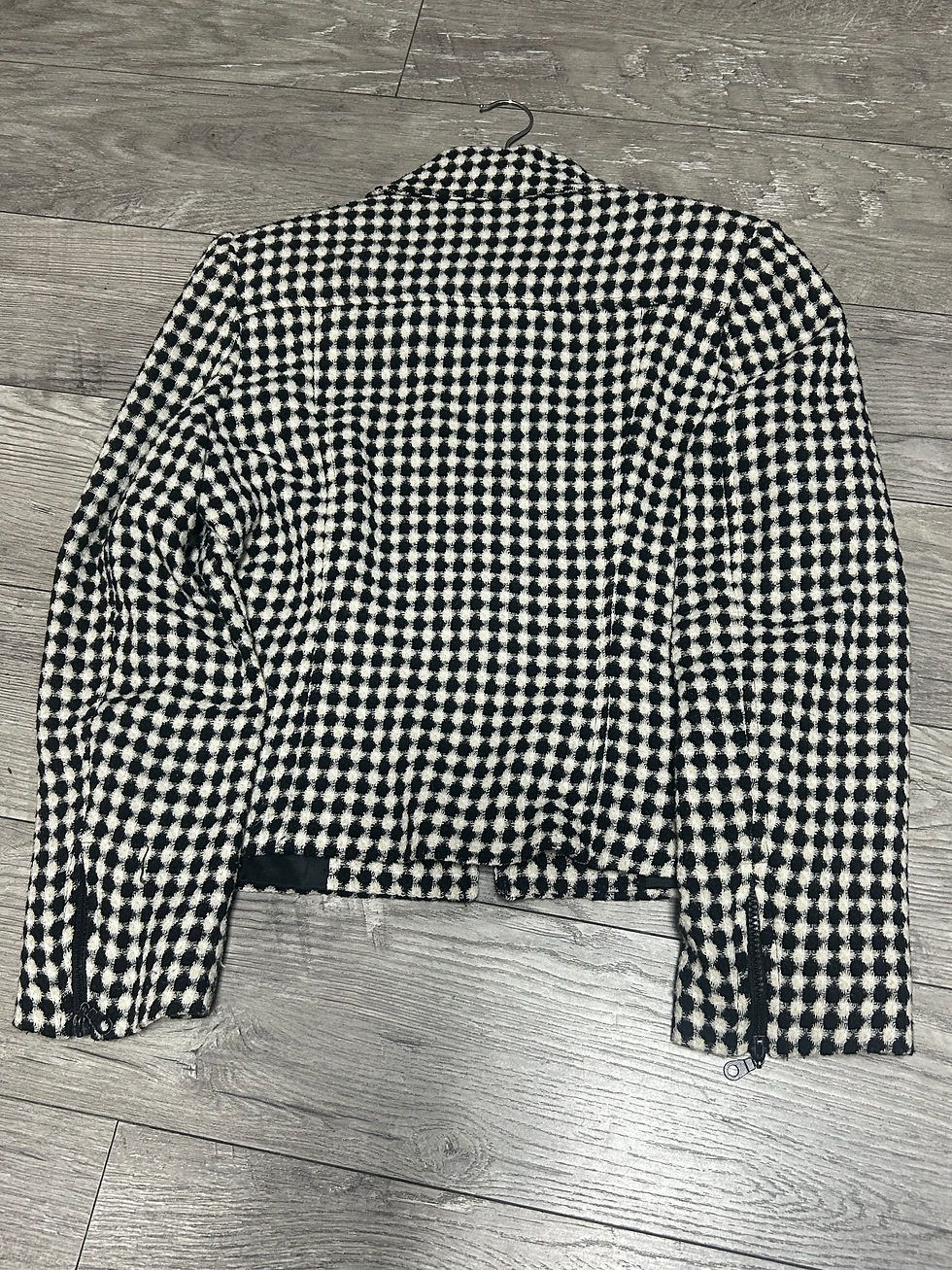 Thumbnail: Jacket Black and White Checkered