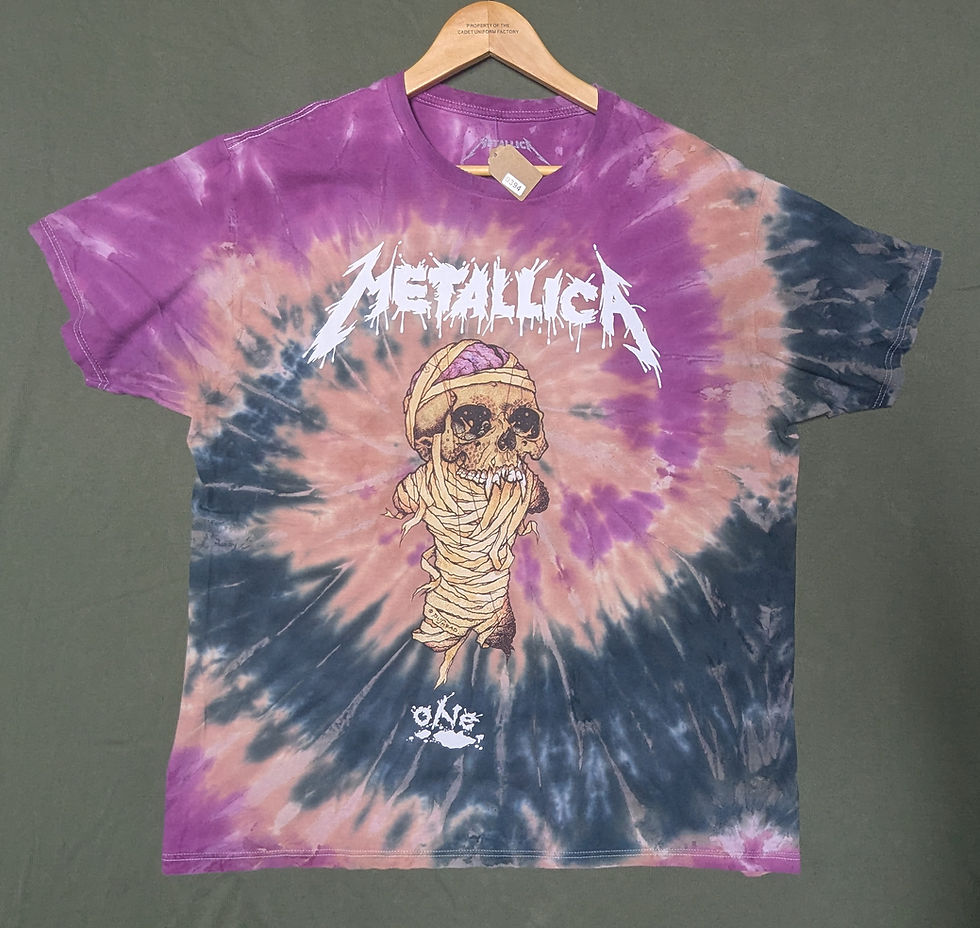 Thumbnail: Metallica "One" Mummy Graphic Tie-Dye XL T-Shirt