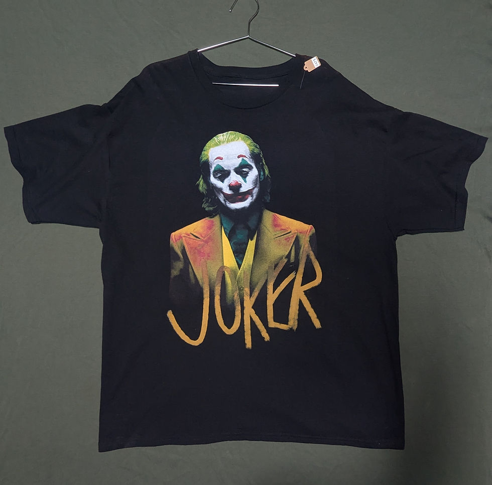Thumbnail: Joaquin Phoenix Joker Graphic Black X-Large T-Shirt