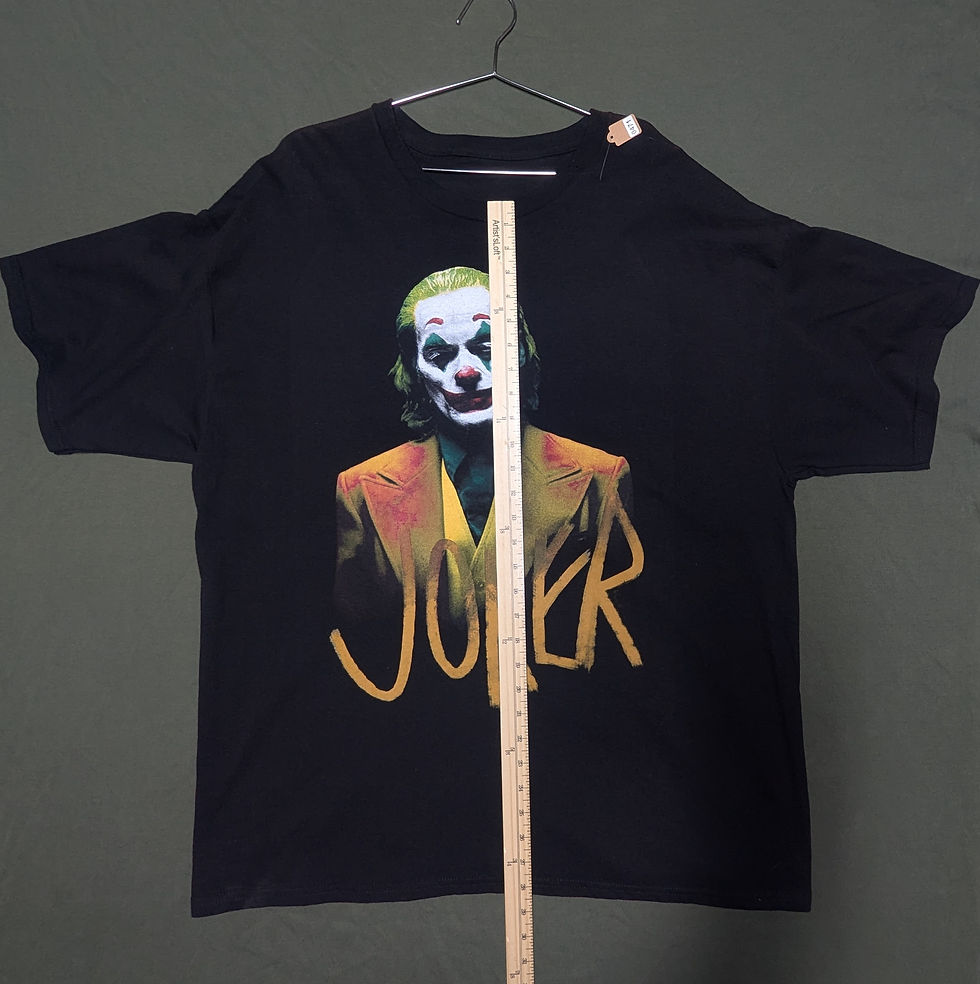 Thumbnail: Joaquin Phoenix Joker Graphic Black X-Large T-Shirt