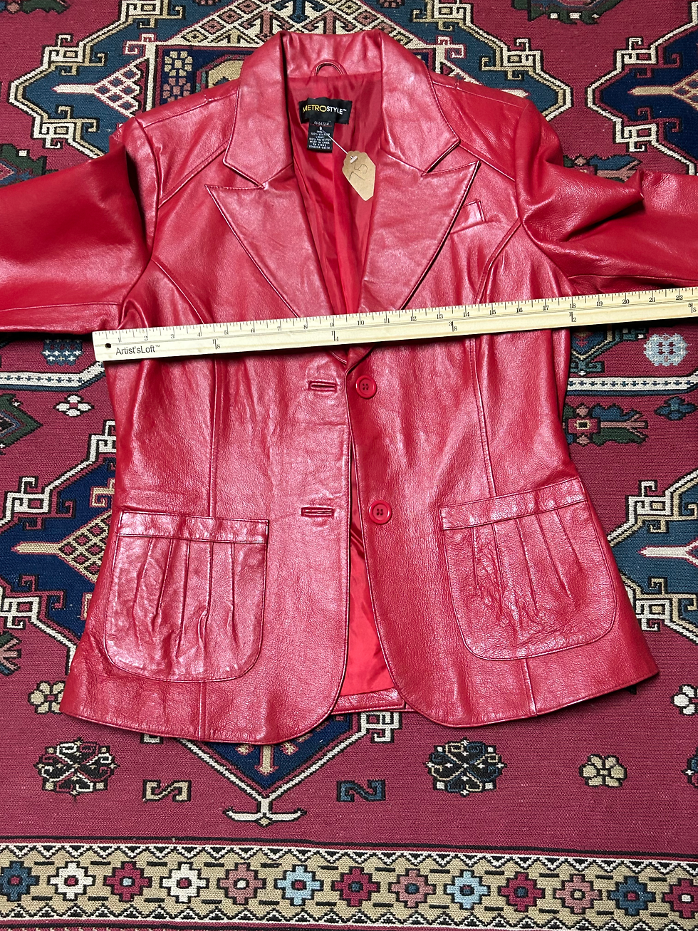 Thumbnail: Leather Jacket Red