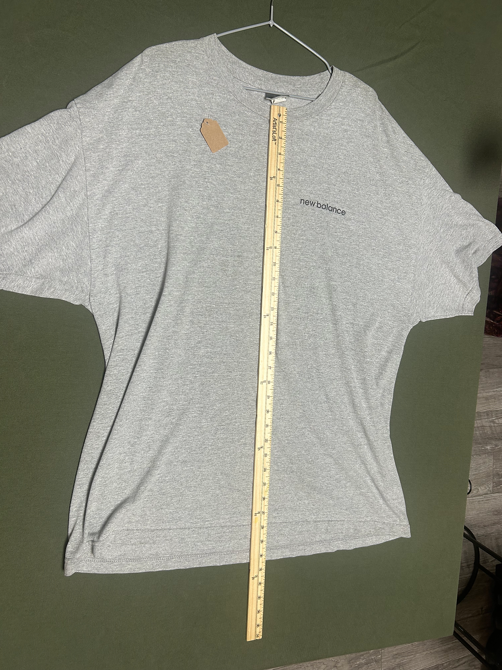 Thumbnail: grey new balance shirt y2k