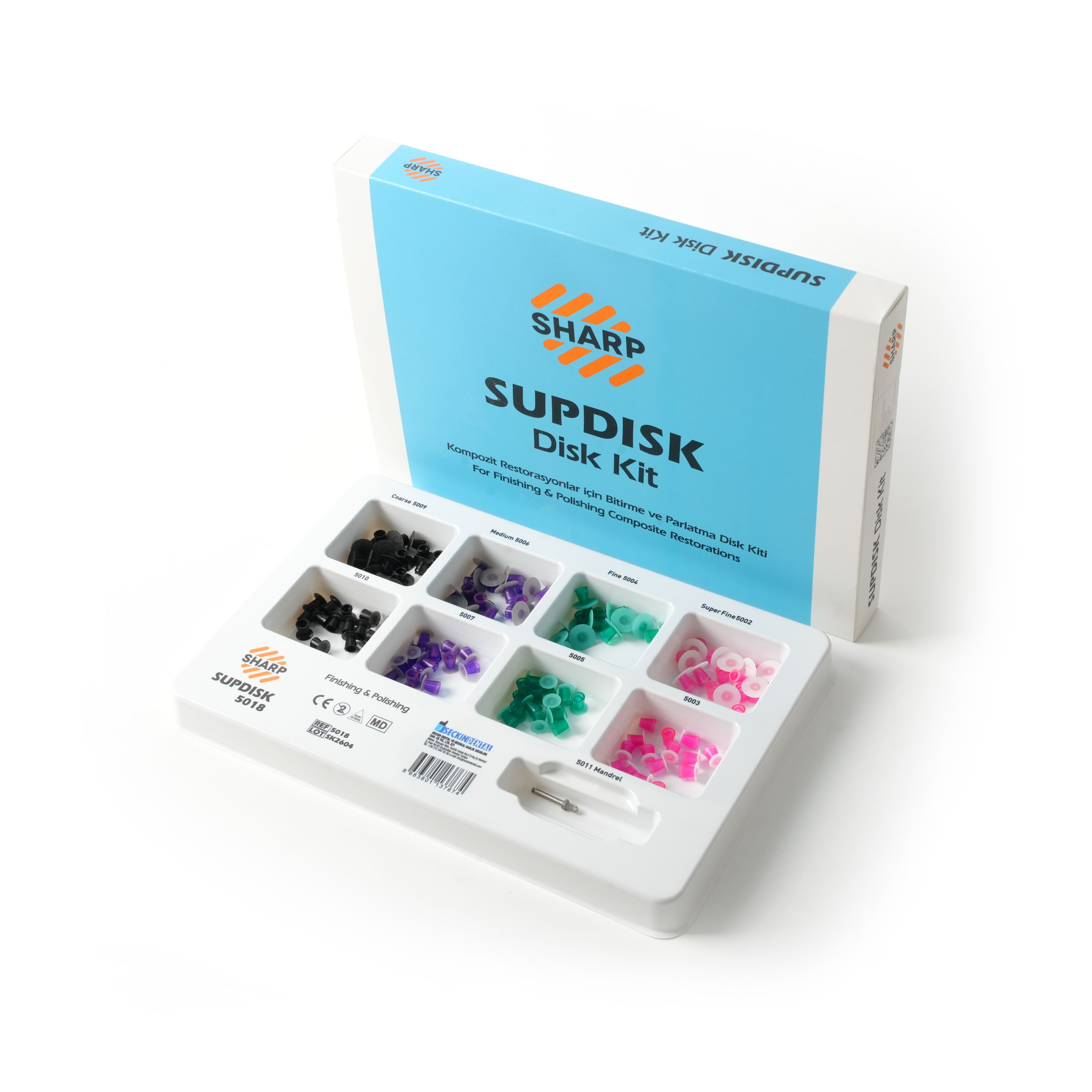 SUPDISK 5018 ASORTİ SET 120'li / 5018