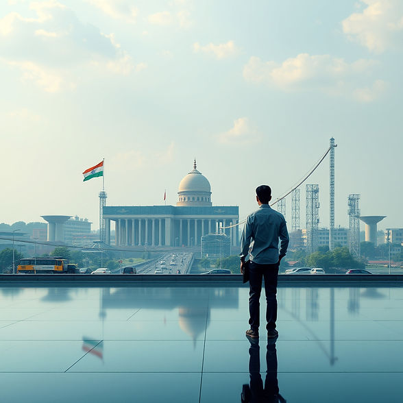 lead image should showcase India's Transformation and Growth, highlight importance of righ