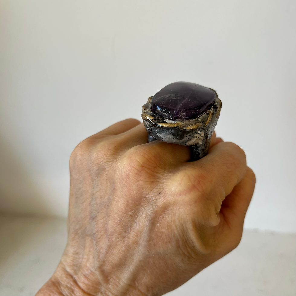 Thumbnail: SIZE 9 ~ AMETHYST RING