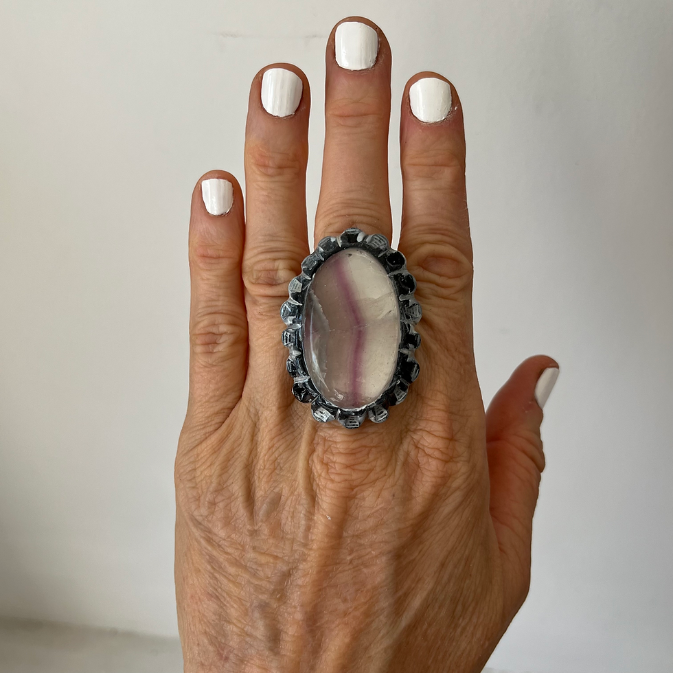 Thumbnail: SIZE 7 ~ FLUORITE RING