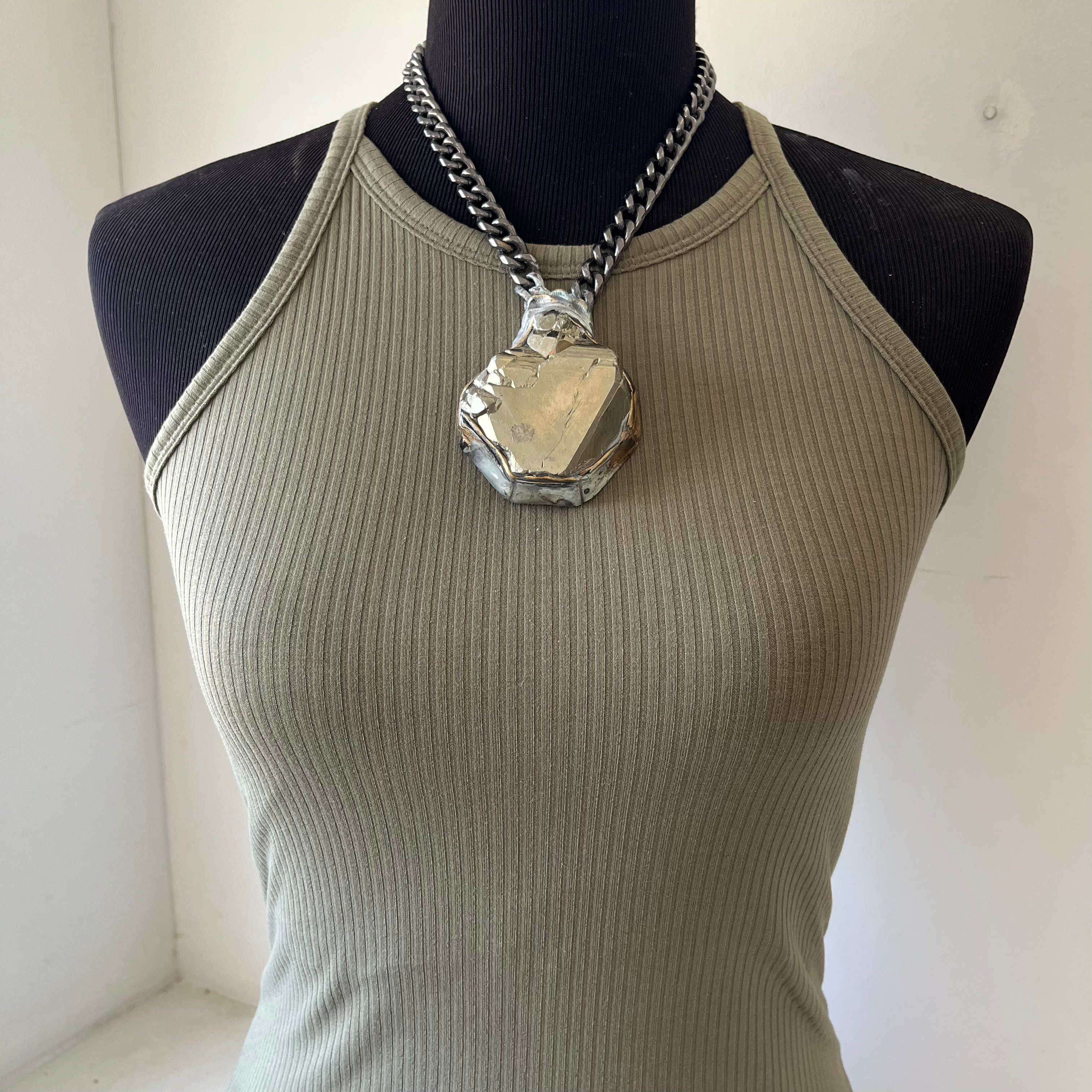 KOA ~ PYRITE NECKLACE
