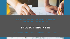 Project Engineer - 2.5 year contract -Neuchatel