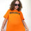 Miniatura: Camiseta baby look laranja