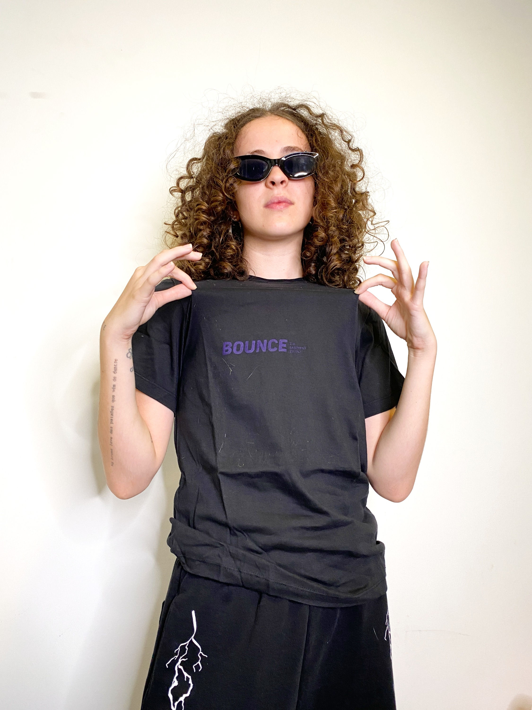 Manga curta baby look basement