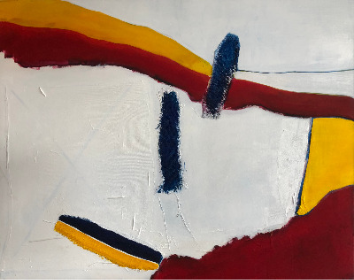 Karel van Leuven: Transformatie, 80x100cm, acryl op doek, 2002