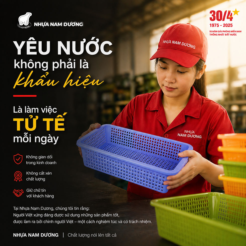 Yêu Nước không phải là khẩu hiệu - làm việc thực tế mỗi ngày