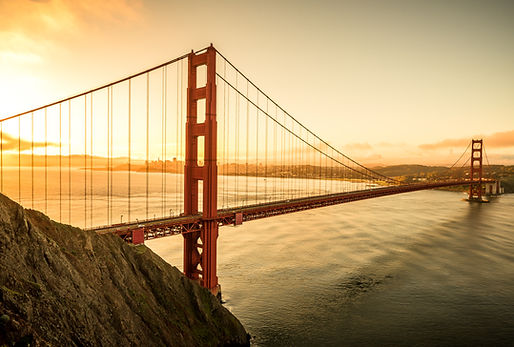 Golden Gate Bridge in the morning famous landmark in San Francisco California USA.jpg