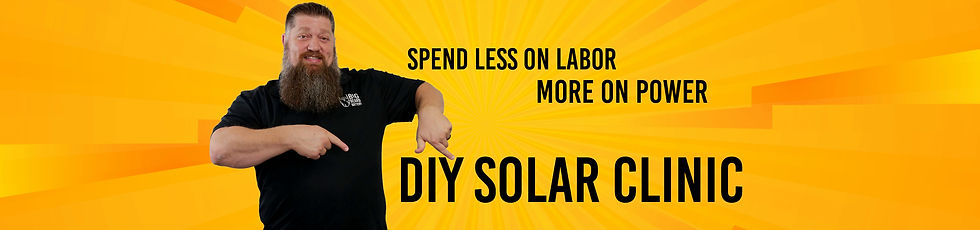 Big Beard Battery Solar Clinic Header