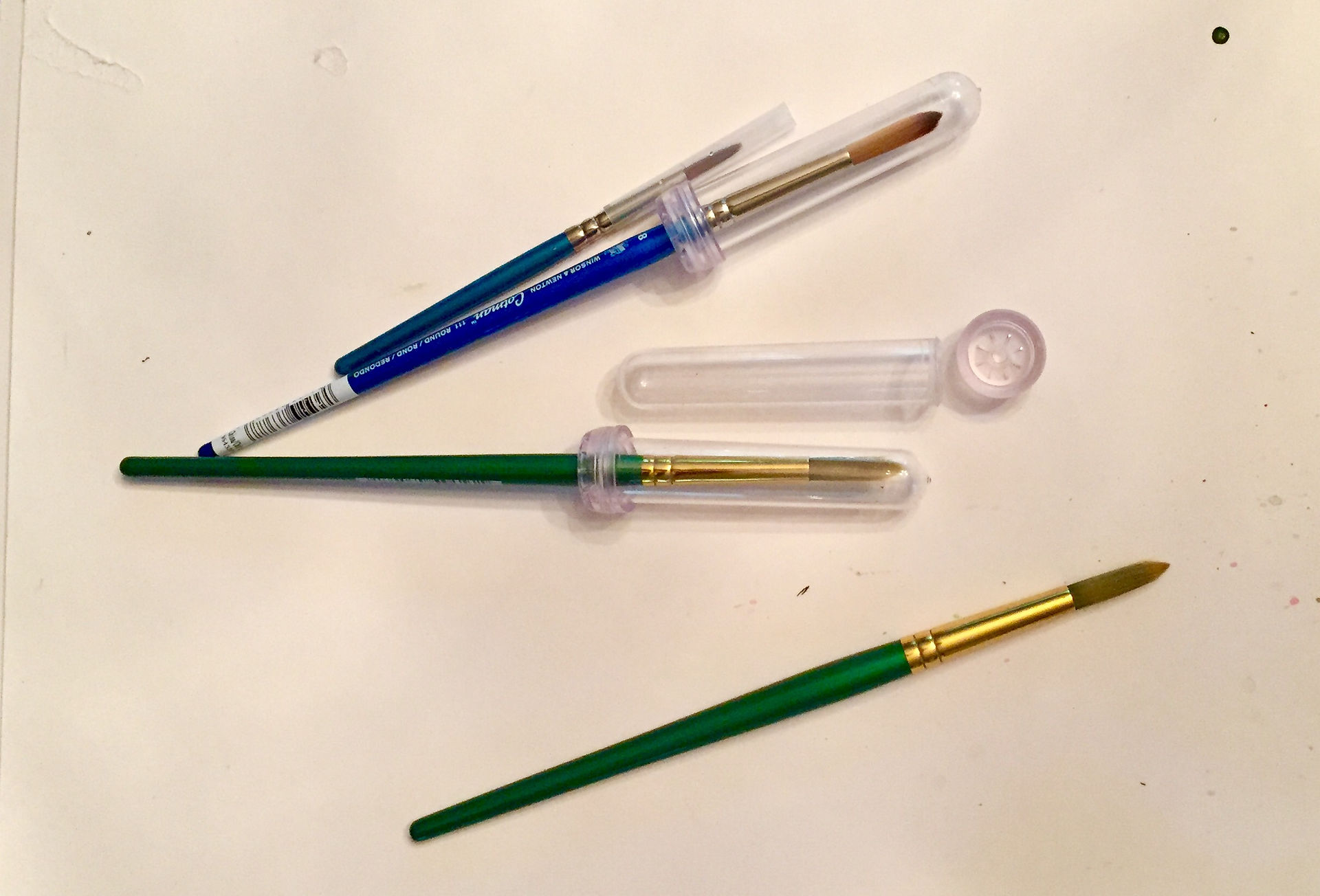 travel tubes for brushes
