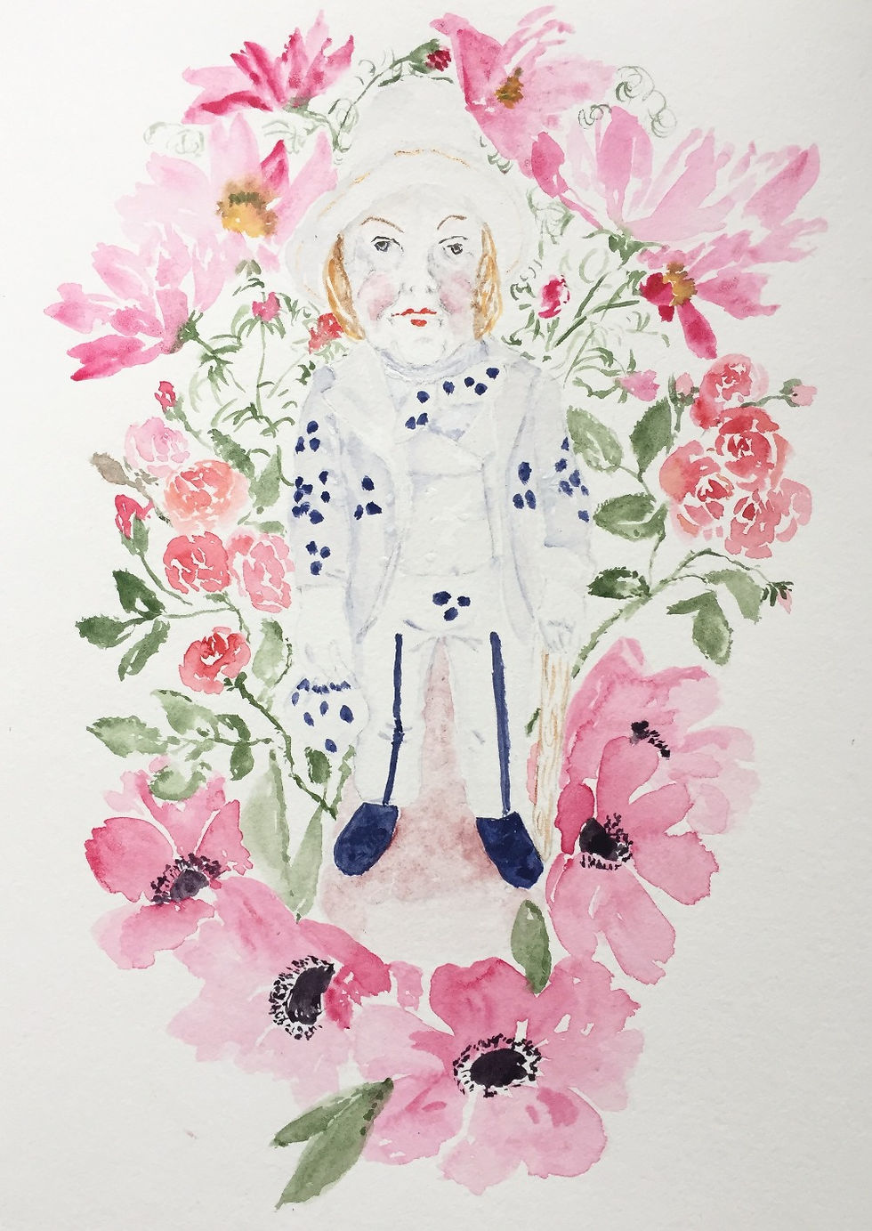 Mr. Shillington watercolor painting