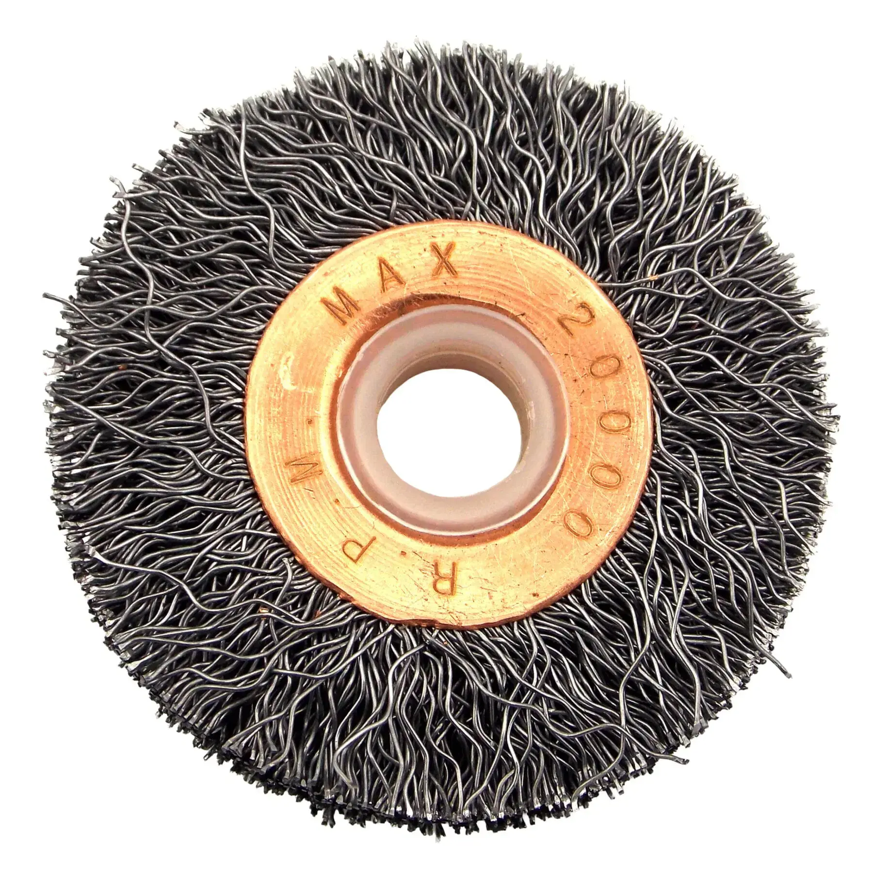 Circular Crimped Wire Wheel — Heavy-Duty — 2″ — .0118