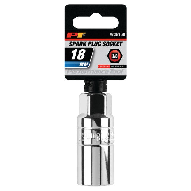 W38168 3/8" Dr. 18mm Spark Plug Socket Performance Tool