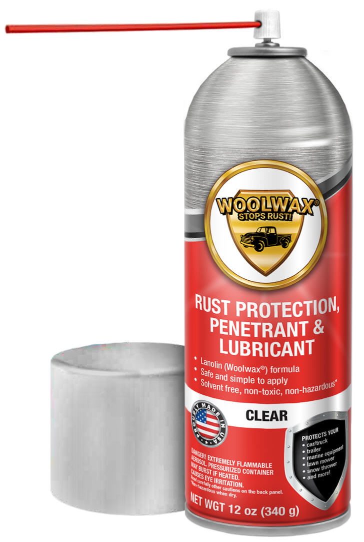 Woolwax Lanolin Undercoating 12 oz. Aerosol Spray Can – Clear