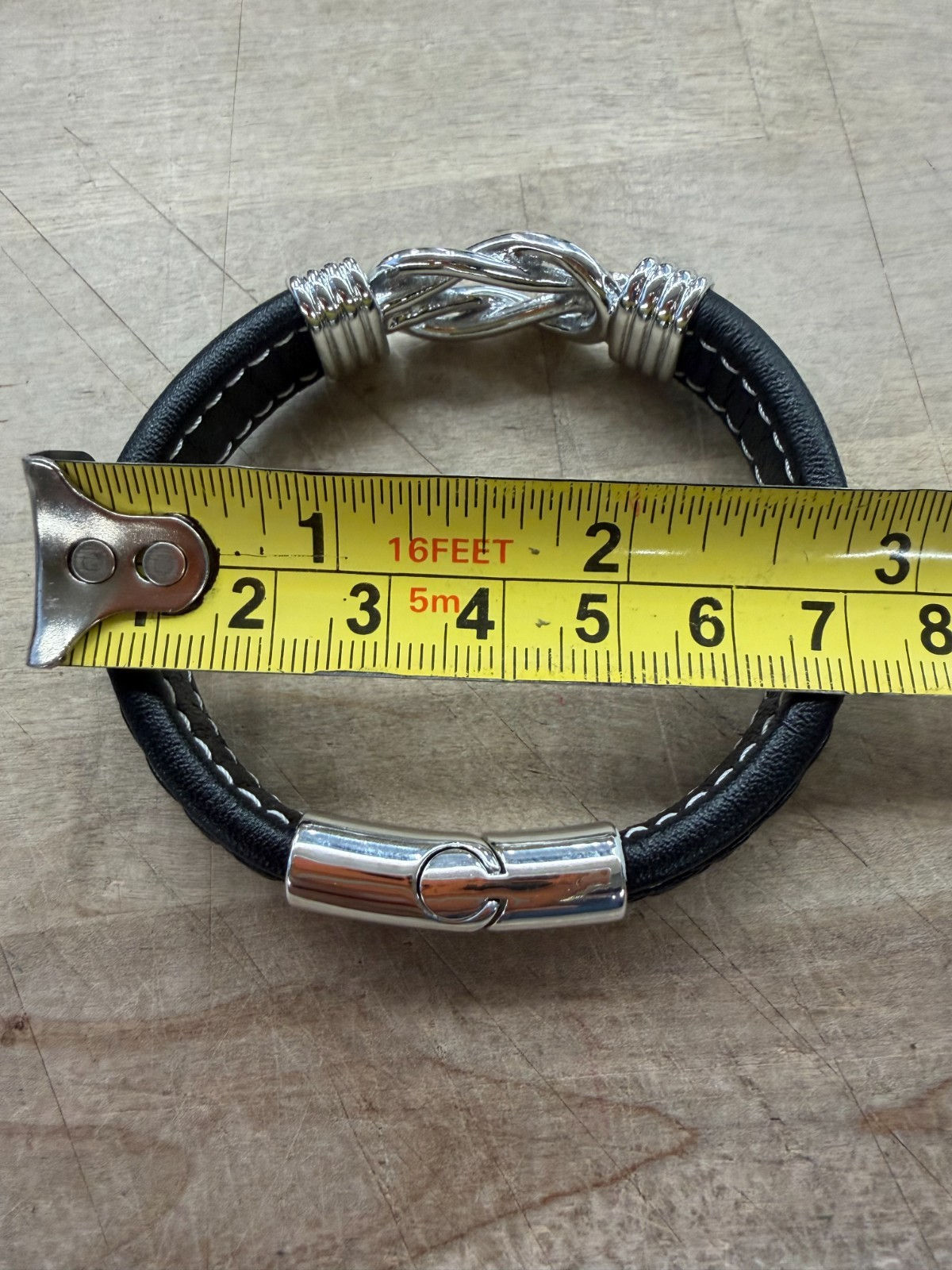 DAD-GEAR ~ Father's Day Gift ~ Braided Vegan Leather ~ Magnetic Clasp ~