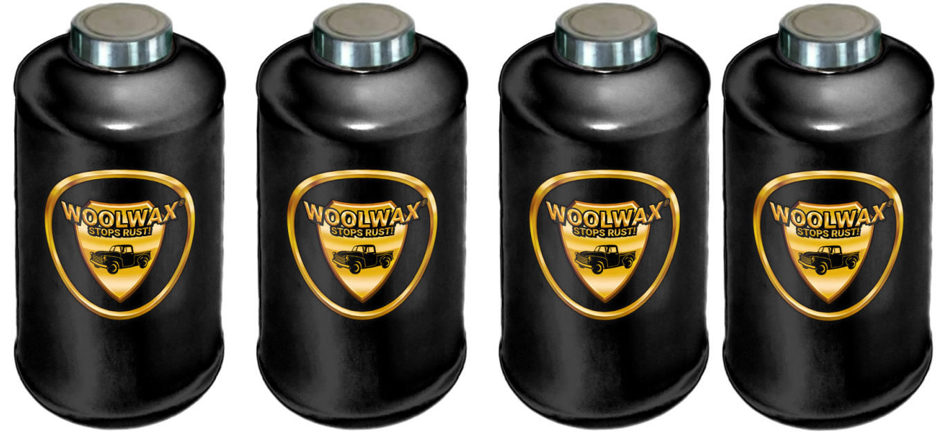 Woolwax lanolin Undercoating 1 Gallon (4 Quart Bottles) Black