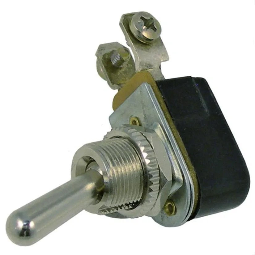 PICO On-Off Toggle Switch SPST Bat Handle 1/2" Mount Hole 2 Screws 12V 15A 1/pk