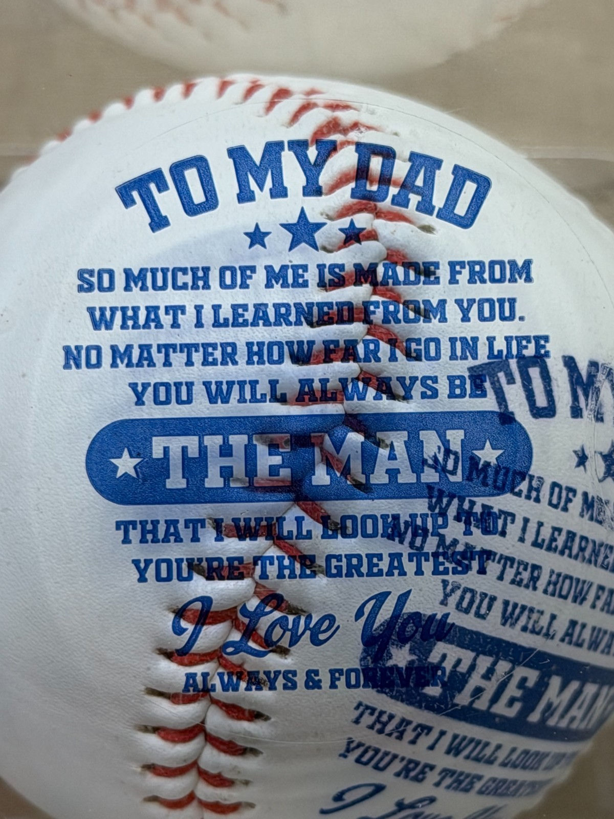~ Dad-Gear ~ Father's Day Gift ~ Happy Father's Day Baseball ~ Acrylic Case ~