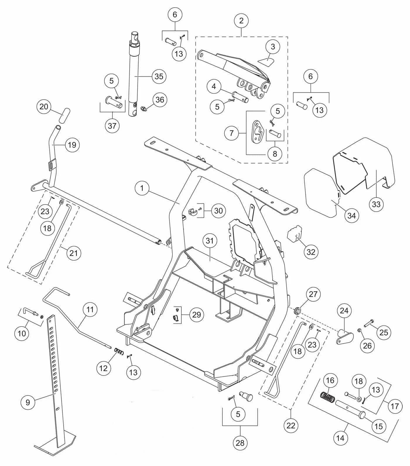 68313-1 - FISHER FLEET FLEX SNOWPLOWS FACTORY GENUINE REPLACEMENT PART - COVER