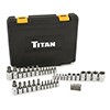 TITAN 43 pc. Master Star Bit Socket Set 54137