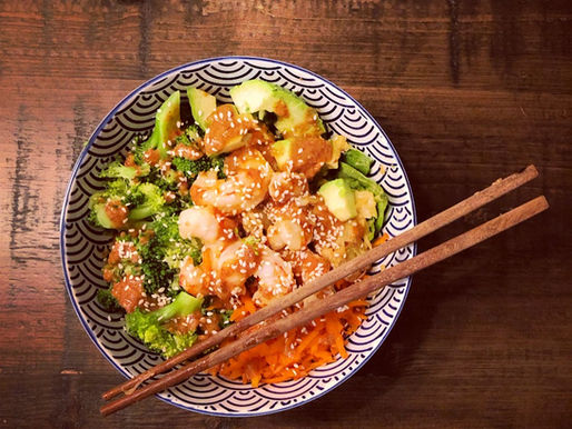 Spicy Peanut Kimchi Bowl