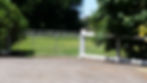 Post and Rail cyclone White with Gate