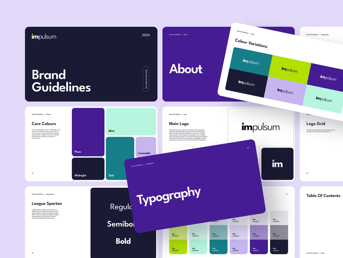 Brand Guidelines document presentation
