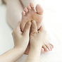 Foot massage session