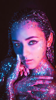 explosion de paillettes