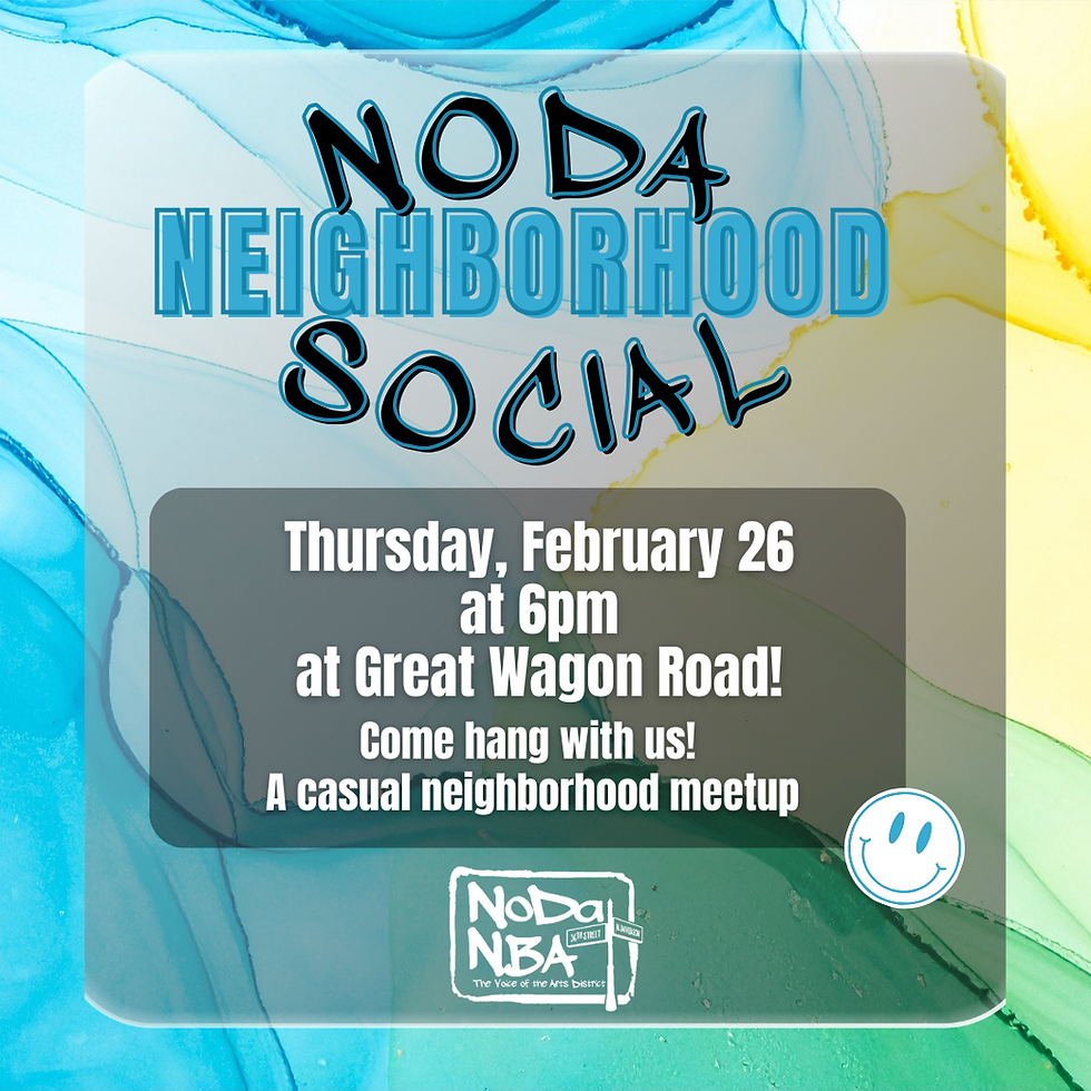 NoDa Neighborhood Monthly Social