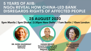 5 years of AIIB: NGOs reveal how China-led bank disregards rights of affected people