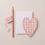 Thumbnail: Pink Gingham Heart Card