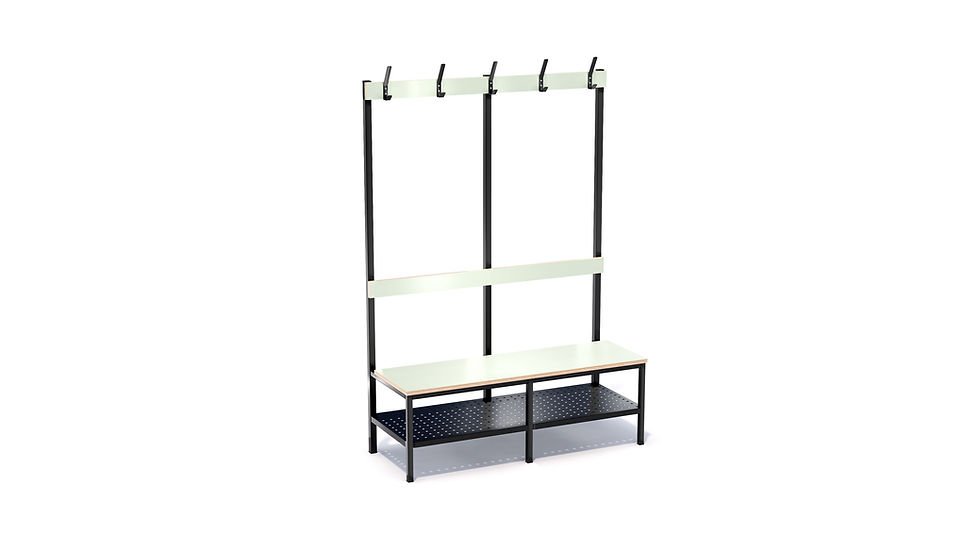 Thumbnail: Bench rack 1200x440 with shoe shelf